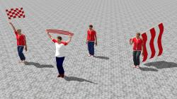 28 Fu�ballfans, 20 animierte Modell im EEP-Shop kaufen Bild 6
