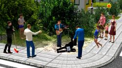  Animierter Strassenmusiker mit Gita im EEP-Shop kaufen