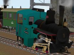 Zahnrad-Dampflokomotive 1000 mm im EEP-Shop kaufen