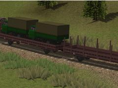 Zweiachsiger Flachwagen Kbs 443 der im EEP-Shop kaufen Bild 6