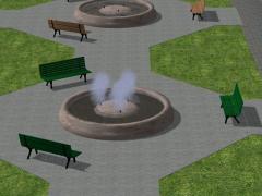 Parkb�nke- und Brunnen-Set im EEP-Shop kaufen Bild 6