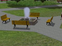 Parkb�nke- und Brunnen-Set im EEP-Shop kaufen Bild 6