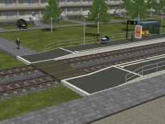  Stra�enbahn-Haltestelle mit Zubeh�r im EEP-Shop kaufen