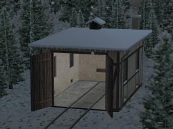 Kleinlokschuppen (Winter) im EEP-Shop kaufen Bild 6