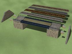 Eingleisige Eisenbahnbr�cke (Stahlt im EEP-Shop kaufen Bild 12