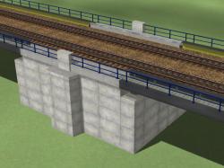 Zweigleisige Eisenbahnbr�cke (Stahl im EEP-Shop kaufen Bild 6
