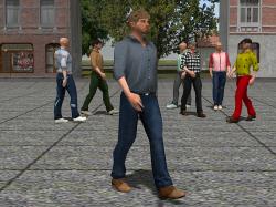 M�nner gehend Set 1 im EEP-Shop kaufen
