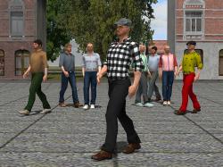M�nner gehend Set 1 im EEP-Shop kaufen Bild 6