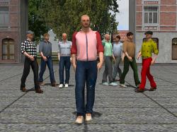 M�nner gehend Set 1 im EEP-Shop kaufen Bild 6