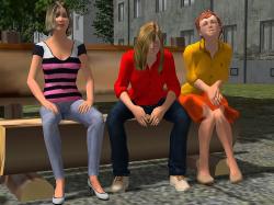  Frauen sitzend Set 1 im EEP-Shop kaufen