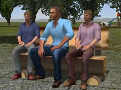  M�nner sitzend Set 1 im EEP-Shop kaufen