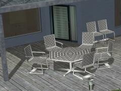 Set Tisch und Stuehle (Aussenbereic im EEP-Shop kaufen