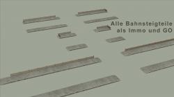 Zusatzset 1 Bahnsteige zum Bahnhofs im EEP-Shop kaufen