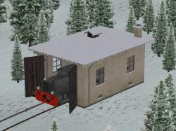 Kleinlokschuppen (Winter) im EEP-Shop kaufen