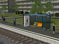 Stra�enbahn-Haltestelle mit Zubeh�r im EEP-Shop kaufen
