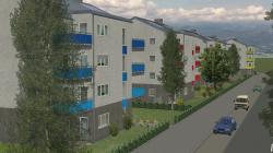 Moderne Mehrfamilienh�user mit Balk im EEP-Shop kaufen