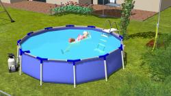 Aufstellpool mit Leiter und Filtera im EEP-Shop kaufen