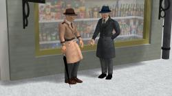 Animierte M�nner im Trenchcoat mit  im EEP-Shop kaufen