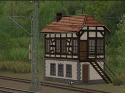 Stellwerk in sandgrauem Verputz im EEP-Shop kaufen