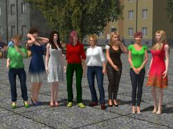 Frauen stehend Set 1 im EEP-Shop kaufen