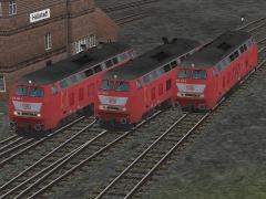 Diesel-Loks DB BR218 orientrot Set  im EEP-Shop kaufen