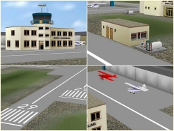 Flugplatz mit Kleinflugzeugen im EEP-Shop kaufen