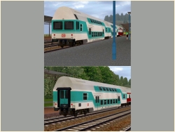 Dopelstockwagen der DR, mintgr�n te im EEP-Shop kaufen