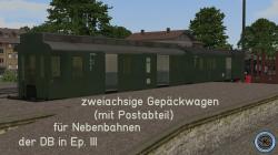 zweiachsige Gep�ckwagen (mit Postab im EEP-Shop kaufen