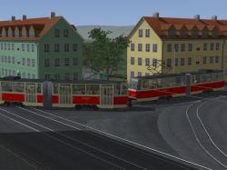Tatra-Stra�enbahn KT4D Rot-Beige mi im EEP-Shop kaufen