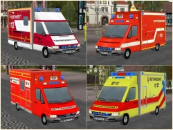 Einsatzfahrzeuge verschiedener Rett im EEP-Shop kaufen