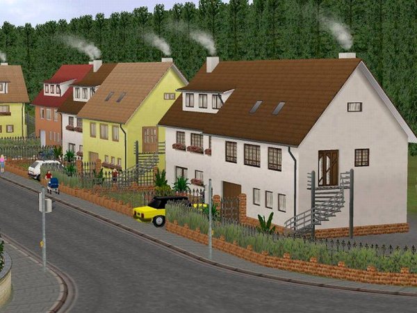 Nettertaler Wohnh&auml;user in Sommer- und Winterausf&uuml;hrung Gro&szlig;set1 (AD2408 )
