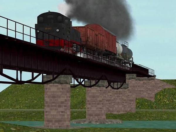 Br&uuml;cke Nossen II - Br&uuml;cke der 750 mm � Schmalspurbahn in Nossen (AF1419 )