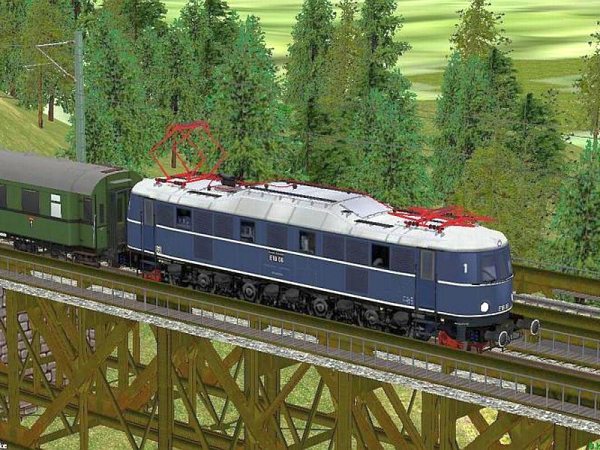 Elektrische Schnellzuglokomotive E18-06 der DB, Epoche III (AG3405 )