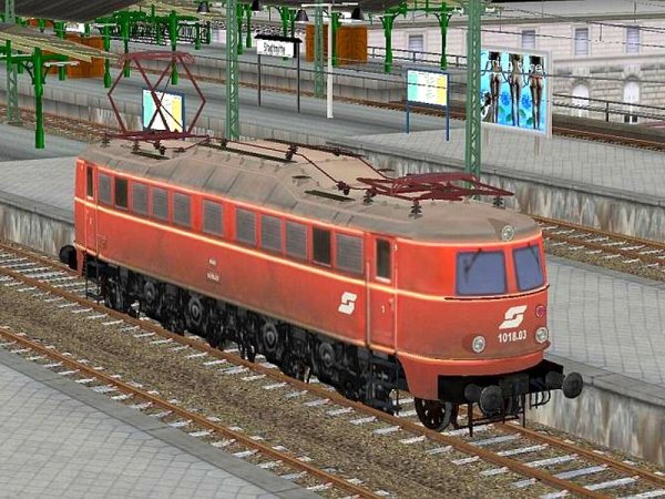 Elektrische Schnellzuglokomotive 1018.03 der &Ouml;BB, Epoche III, Periode c (AG3406 )