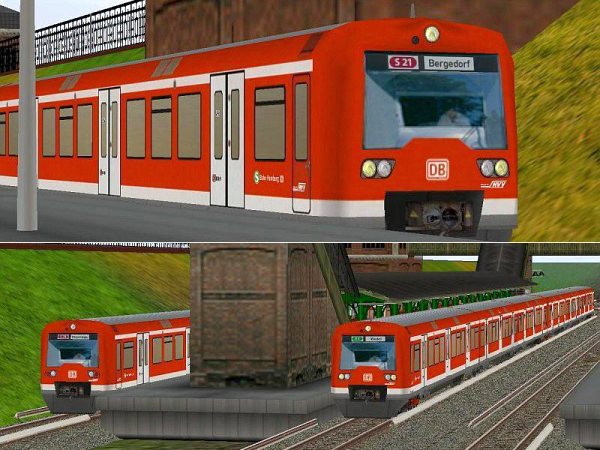 Sparset Hamburger S-Bahn BR 474 und 474 3 (AS1414 )