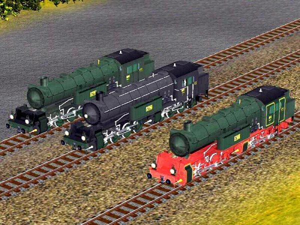 Lokomotivset Gt 2x4/4 der DRG Gruppenverwaltung Bayern (AS2402 )