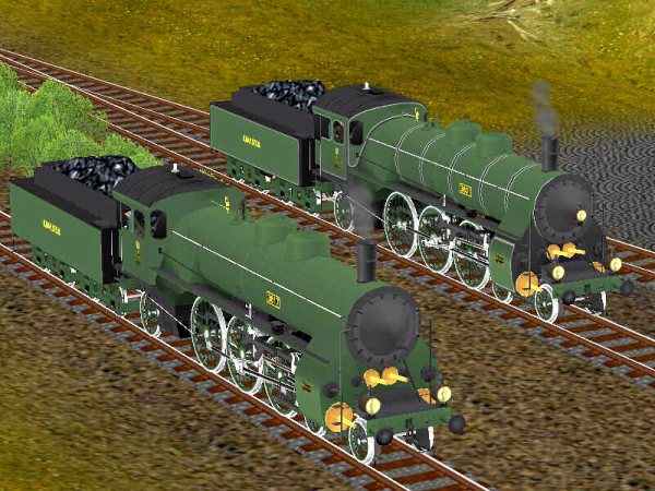 Schnellzuglokomotive S 3/6 der K.bay.Sts.B. (AS2412 )