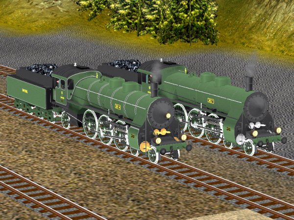 Schnellzuglokomotive S 3/6 der DRG/ Gruppenverwaltung Bayern (AS2413 )