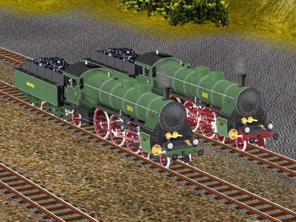 Schnellzuglokomotive S 3/6, 2. Bauform der K.Bay.Sts.B. (AS2414 )