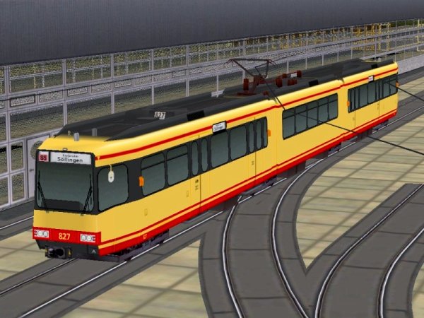 Strassenbahn 827 GT8-100C-2S (BD1403 )