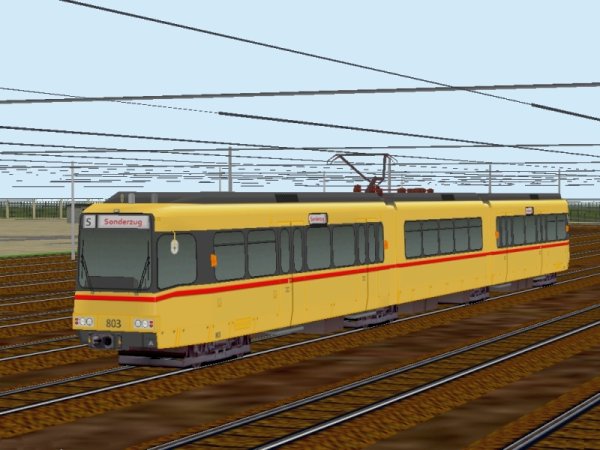 Strassenbahn 803+806 GT8-100C-2S (BD1406 )