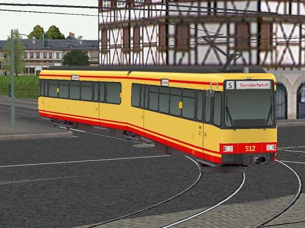 Stadtbahnwagen 512+520 (GT6-80C) (BD1407 )