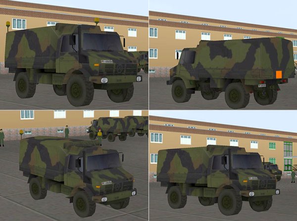 Bundeswehr Set 2t-Lkw und 1,5t-Anh&auml;nger (BH1429 )