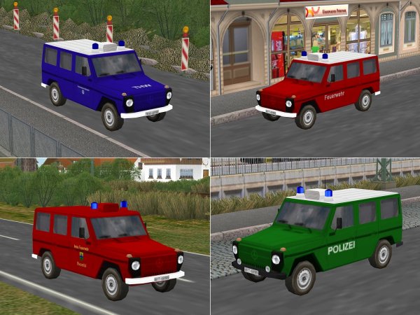 MB280G-Einsatzfahrzeuge der Feuerwehr, des THW und der Polizei (BH1437 )