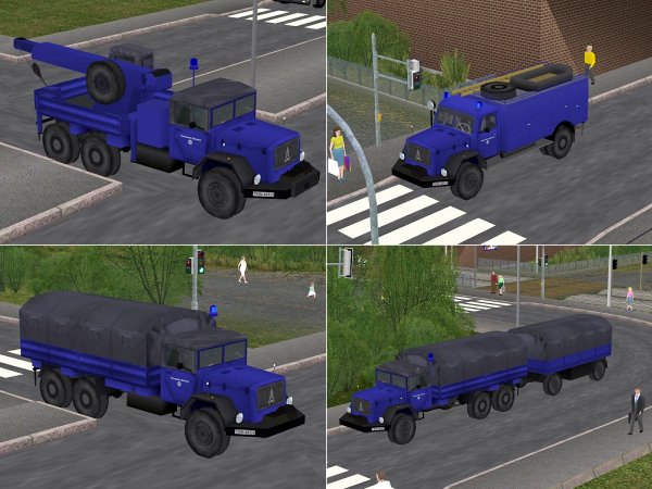 THW Magirus-Deutz JUPITER und 3t-Anh&auml;nger (BH1440 )