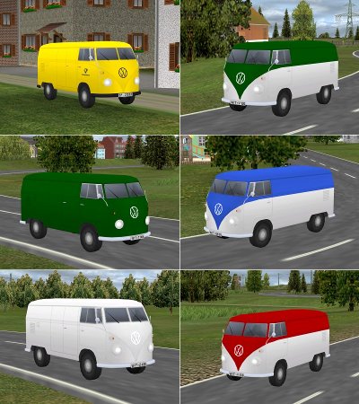 VW-T1 Lieferwagen-Set (BH1441 )
