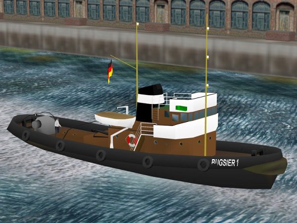 Hafenschlepper und Seeleute (BH1444 )