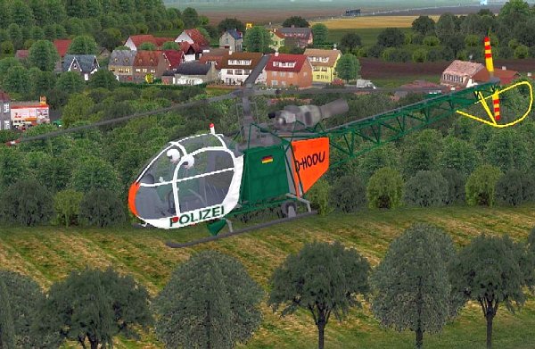 Alouette II Polizei (BH1518 )