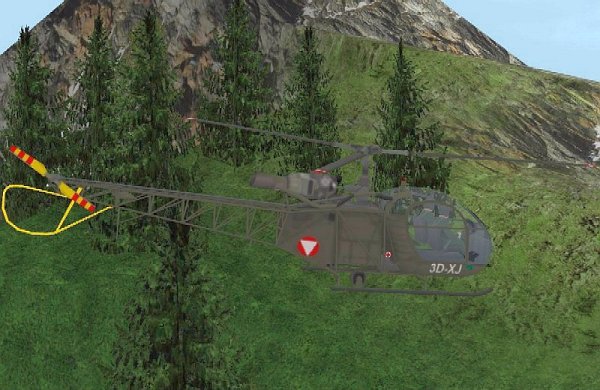 Alouette II &ouml;sterreichisches Bundesheer (BH1519 )