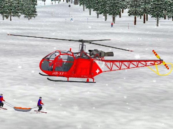 Alouette II schweizer Flugrettung (BH1520 )